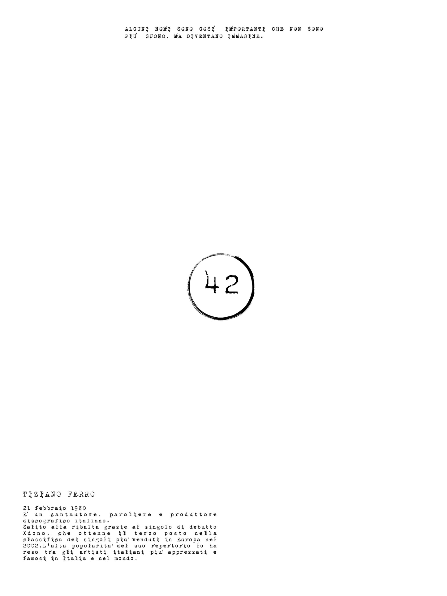 Print 42// Tiziano