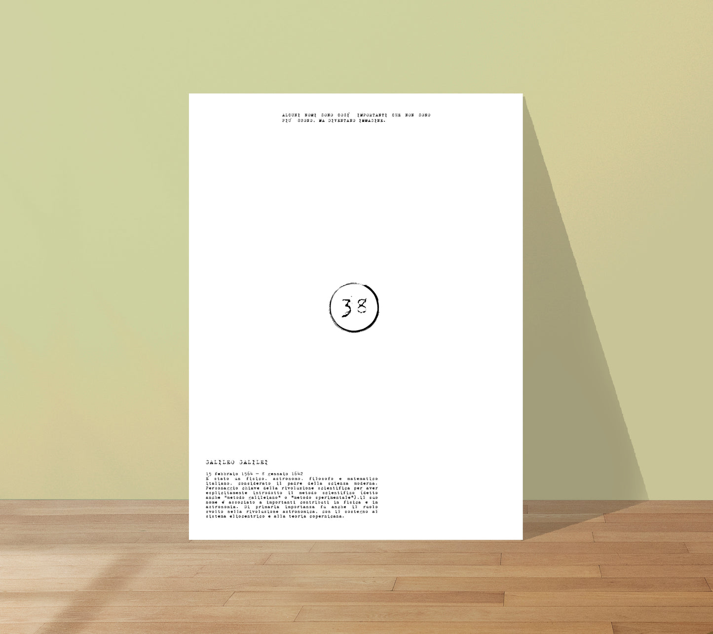 Print 38// Galileo