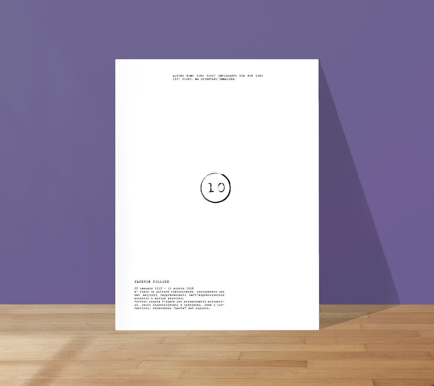Print 10 // Jackson
