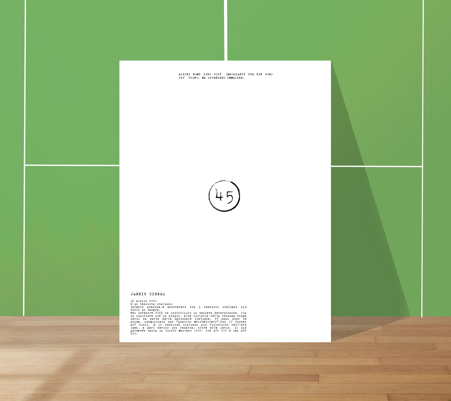 Print 45 // Jannik