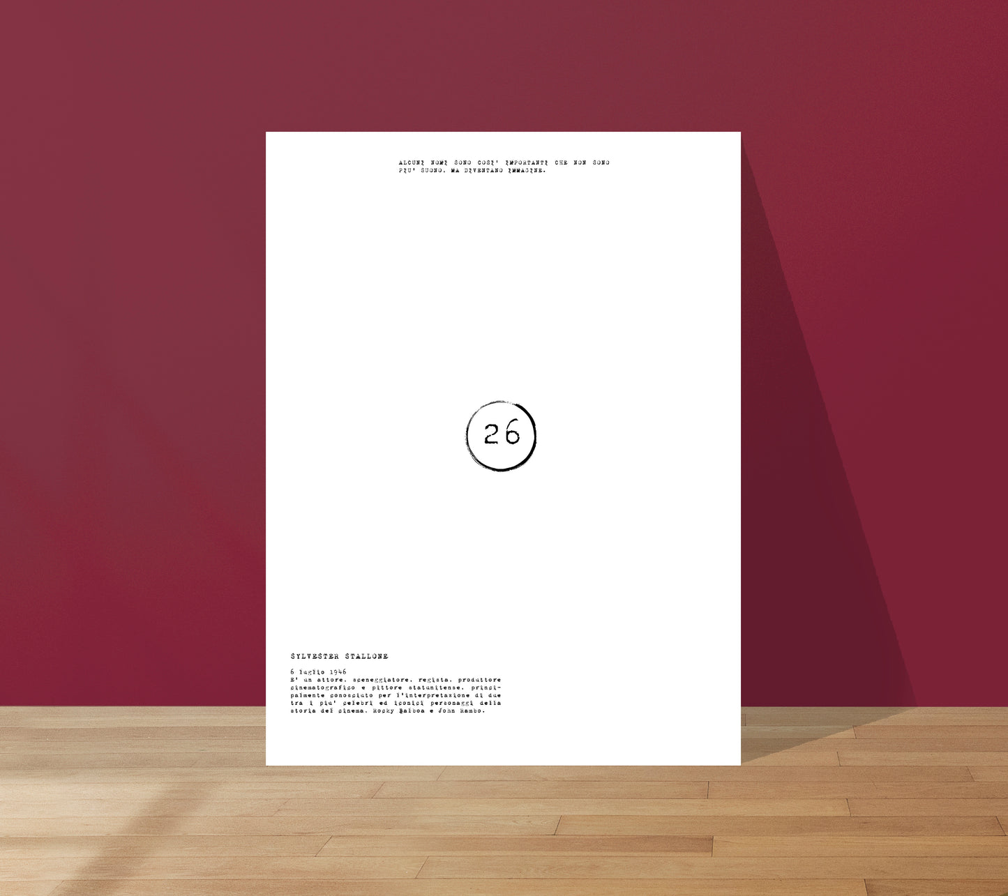 Print 26 // Sylvester