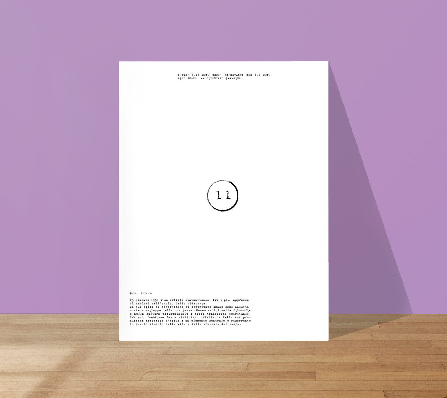 Print 11 // Bill